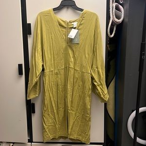 H&M mini green batwing summer dress